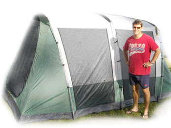Mike camping at Tinaroo